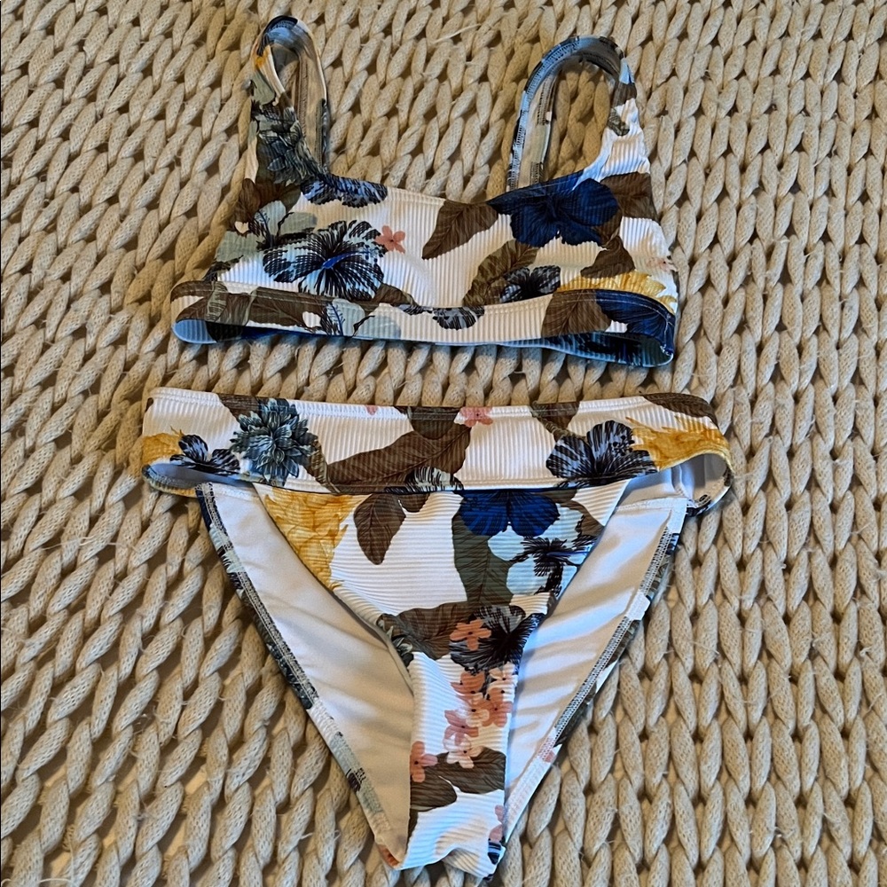 Topshop Floral Bikini